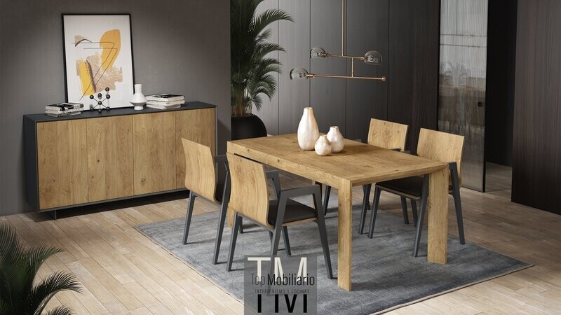 Mesa de comedor Dexter  extensible Ilusion Brave