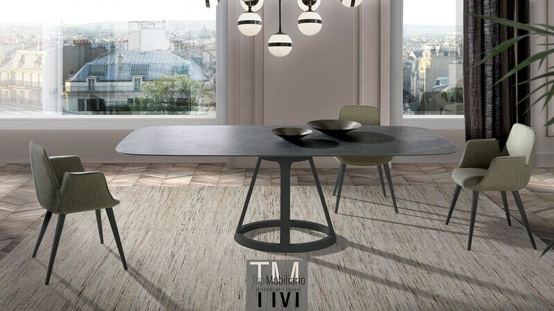 Mesa de comedor fija Alice Fix Porcelánico