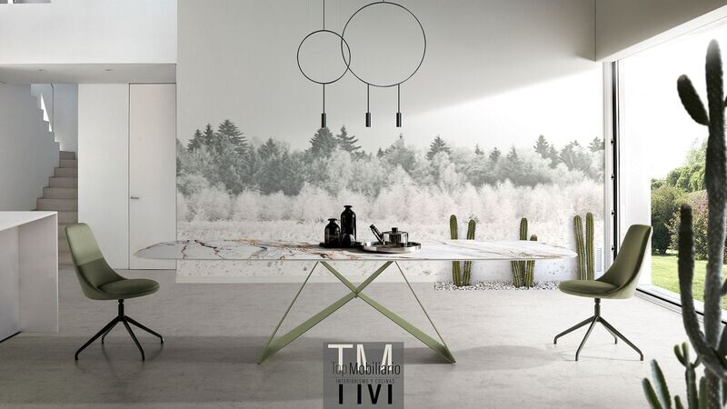 Mesa de comedor fija Mumm Fix Porcelánico