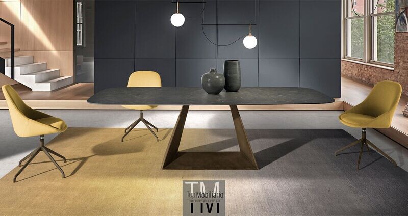 Mesa de comedor fija Sue fix Porcelánico