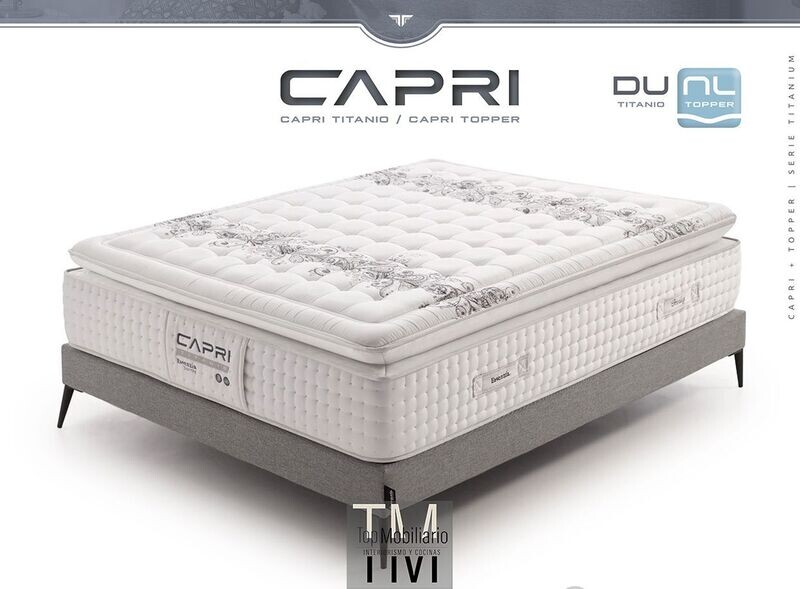 Colchón Capri y Capri topper