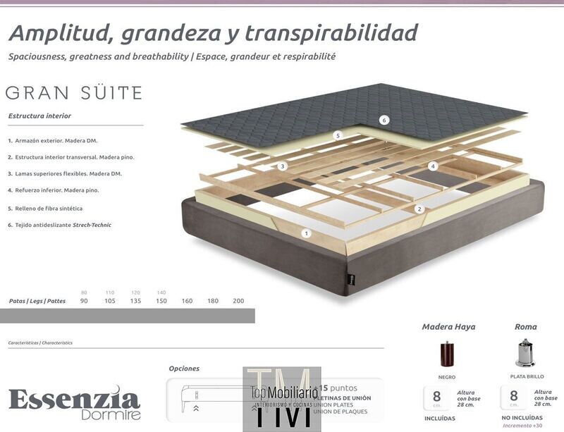 Base soporte fijo Gran Suite