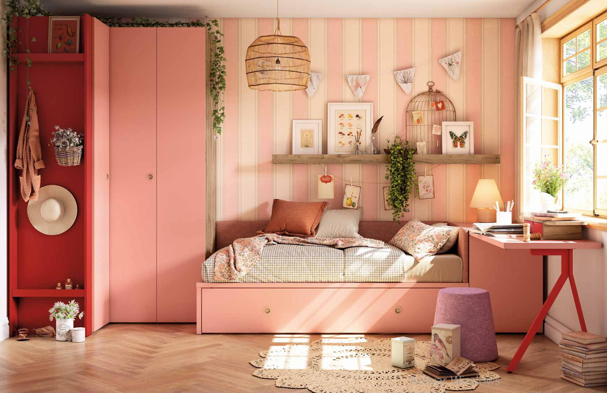 Dormitorio juvenil comp. 01 Ros