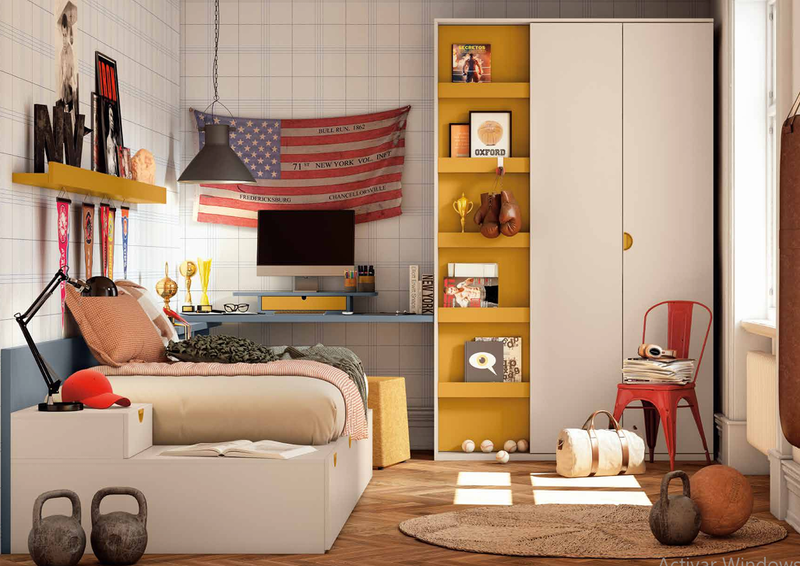 Dormitorio juvenil comp.23 Ros.