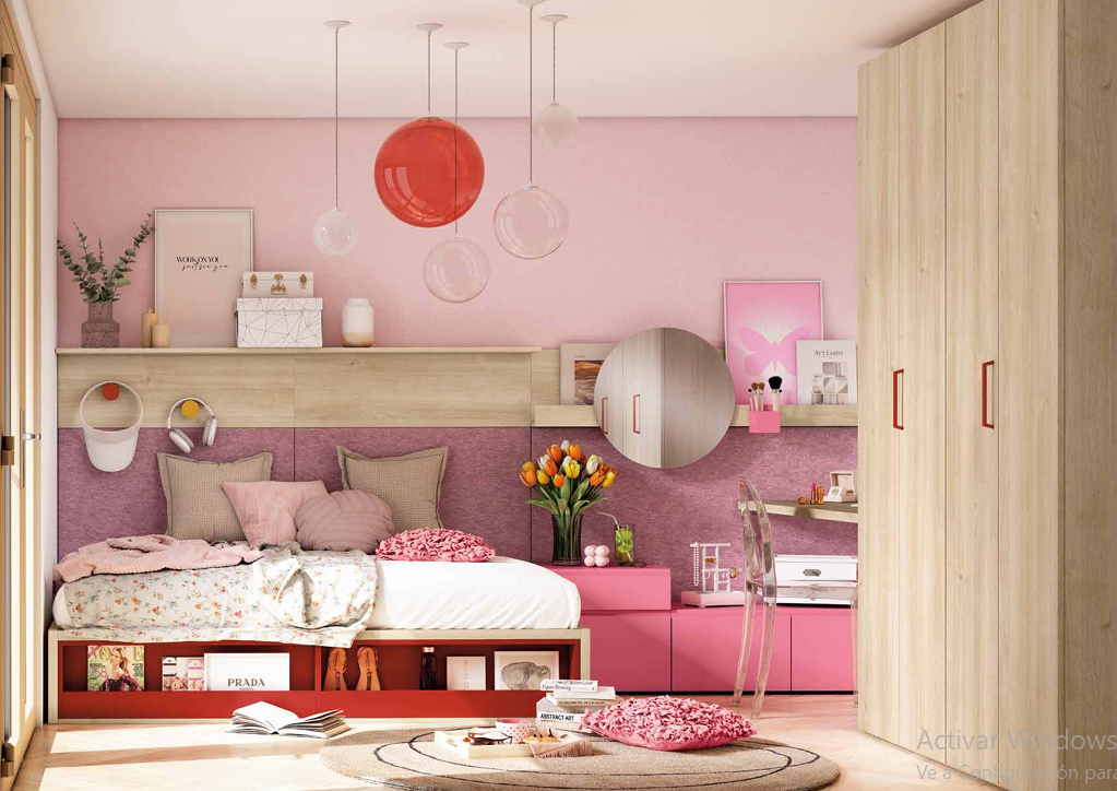 Dormitorio juvenil comp.37 Ros