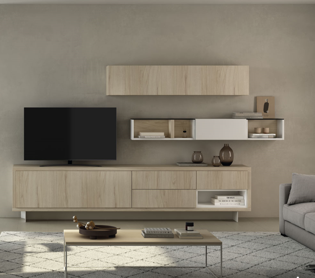 Mueble salón ADN-Medida:321cm
