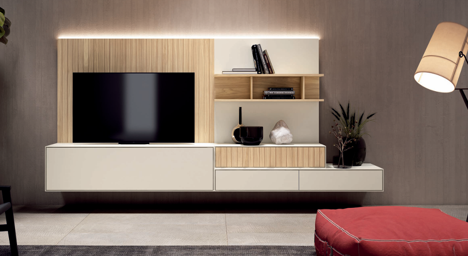 Mueble salón LOFT NEO-Medida: 300cm