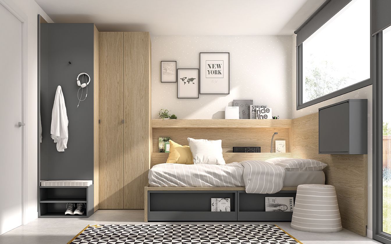 Dormitorio Juvenil Ros 7m