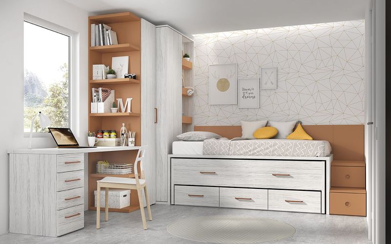Dormitorio Juvenil Ros 14m
