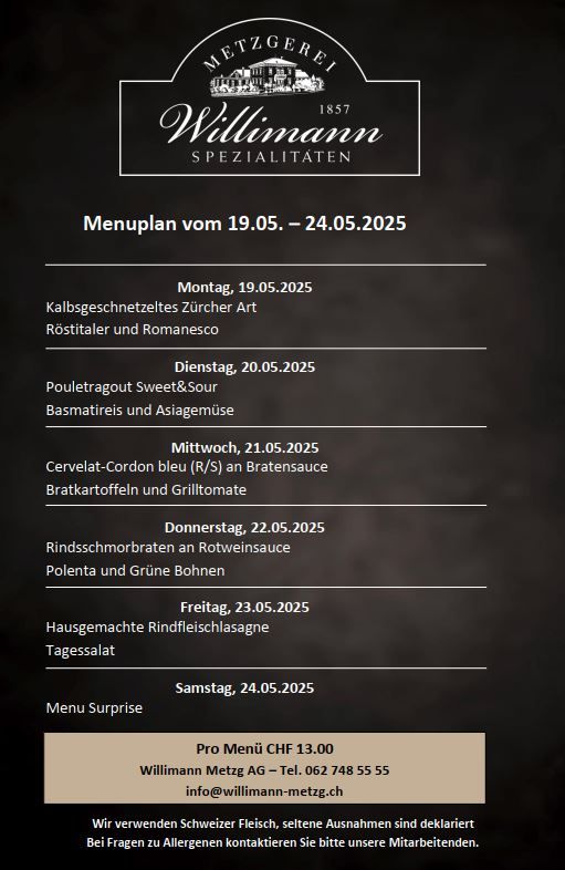 Tages-Menu