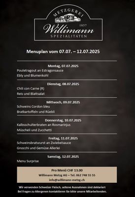 Tages-Menu