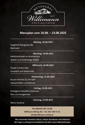 Tages-Menu
