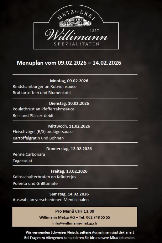 Tages-Menu Tages-Menu