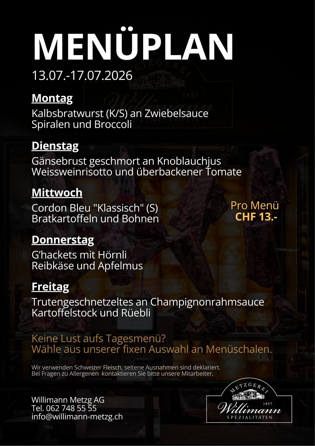 Tages-Menu