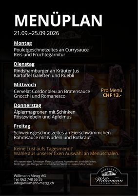Tages-Menu Tages-Menu