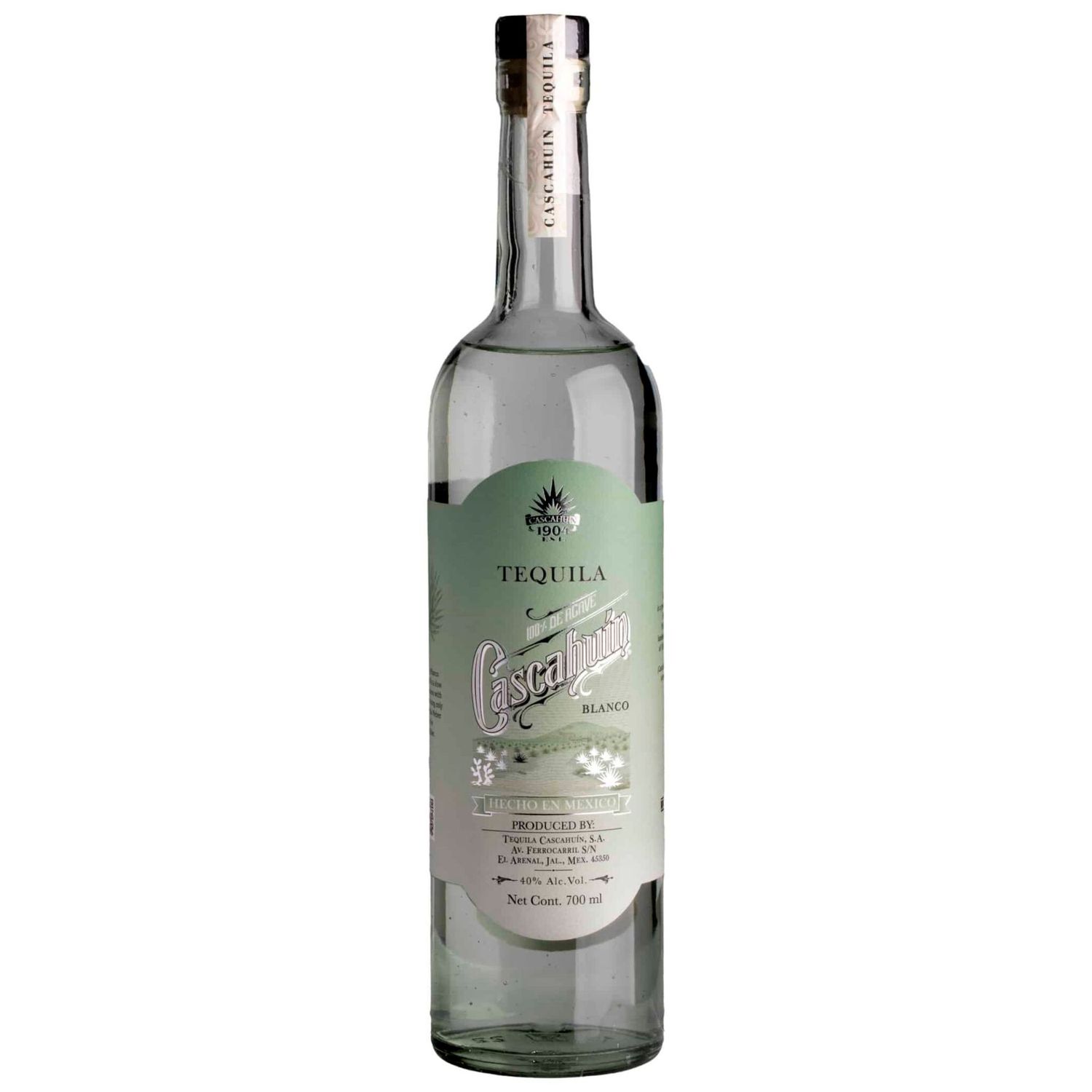 Tequila Cascahuín Blanco 0,7L