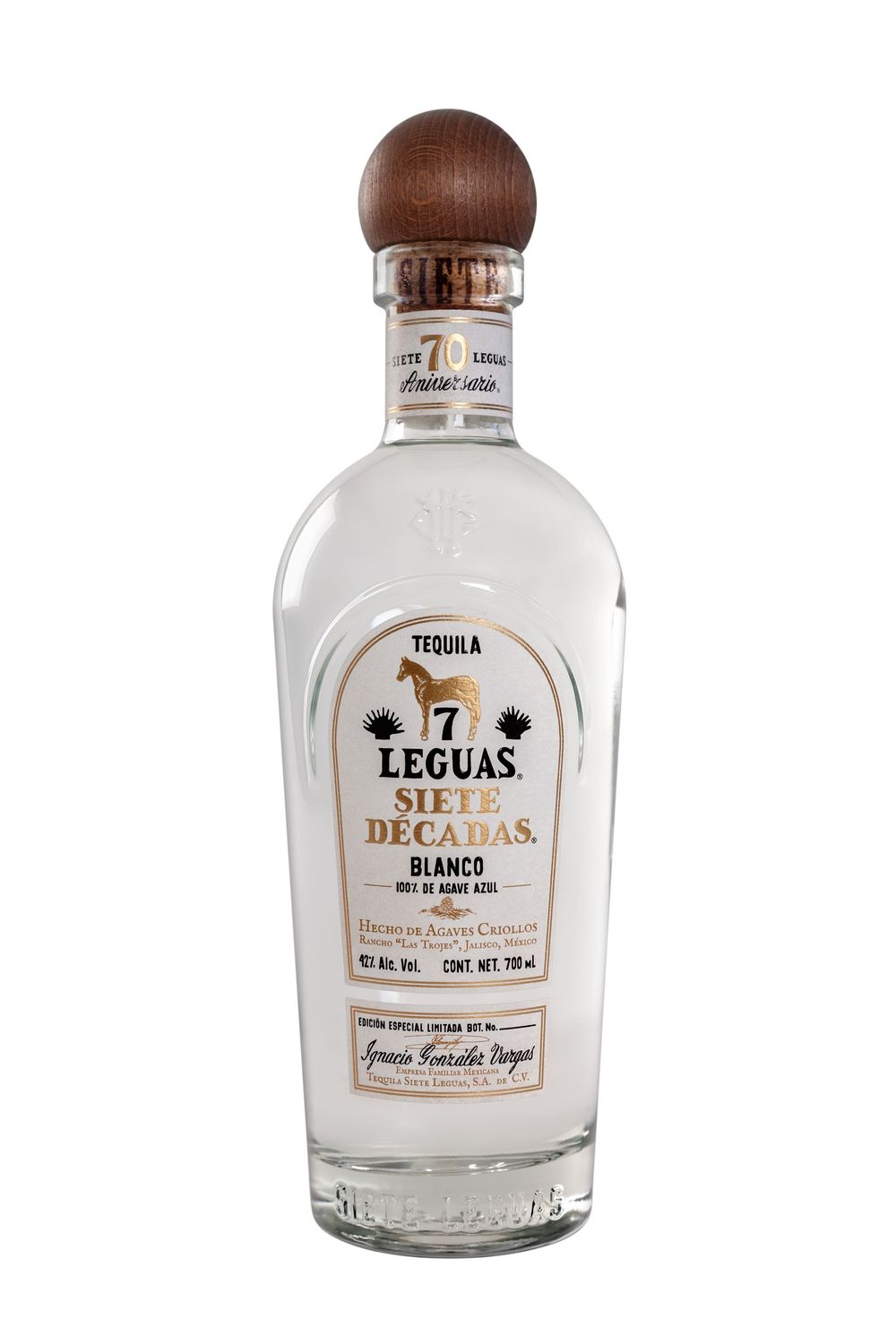 Tequila Siete Leguas 70 Aniversario 0,7L