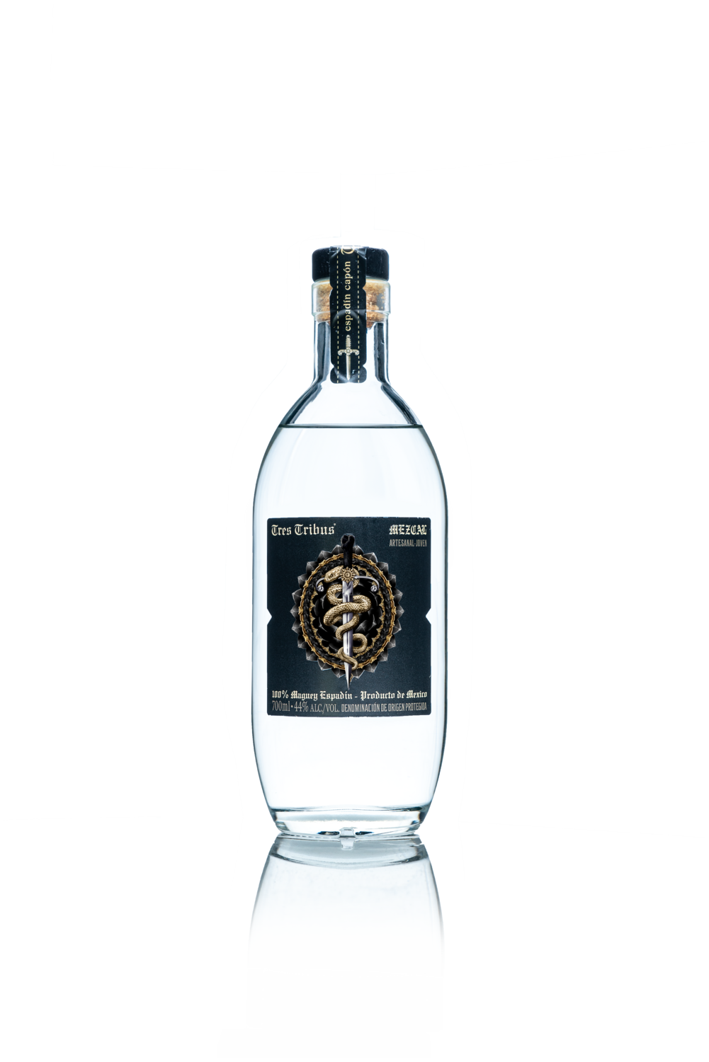 Mezcal Tres Tribus Espadín Capón 0,7L