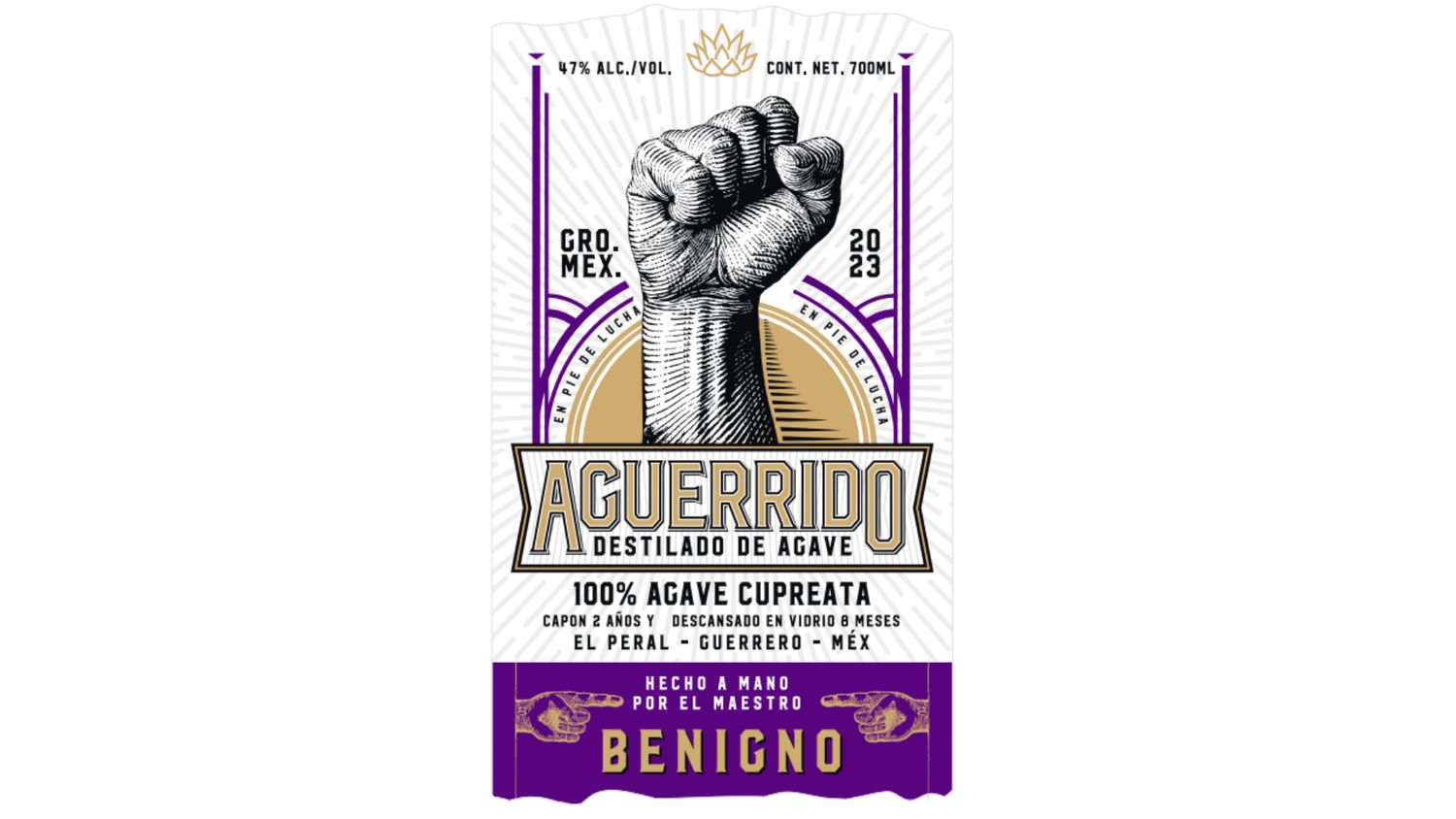 Aguerrido, Benigno Cupreata Capón