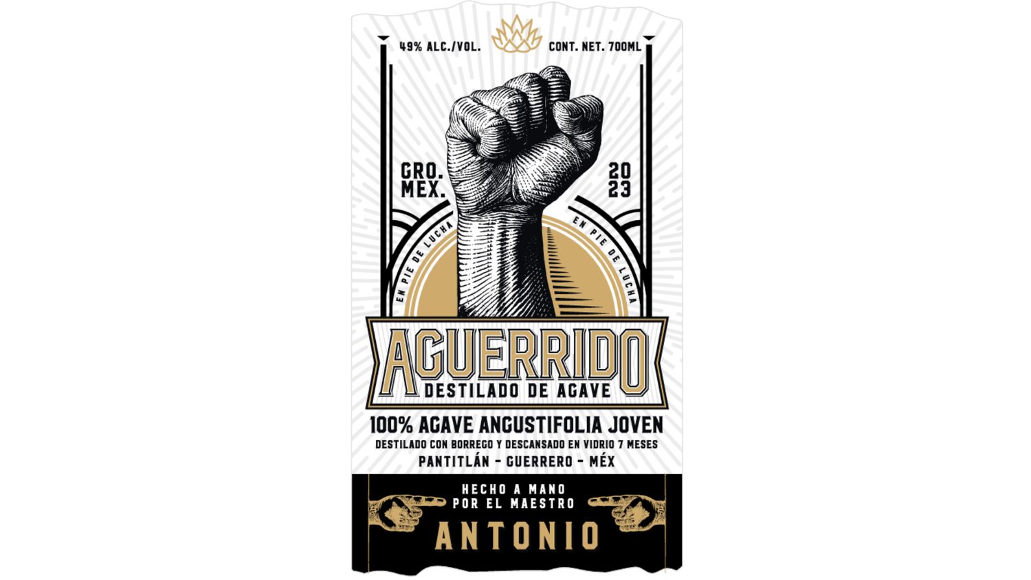 Aguerrido, Antonio Espadín con pierna de borrego