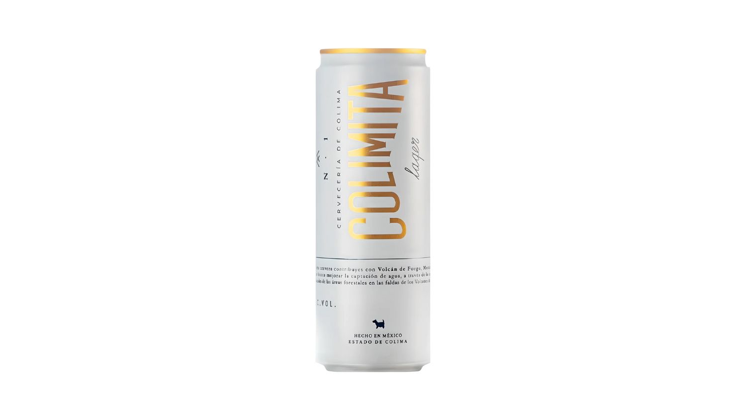Cerveza Lager Colimita 4.4% – Lata 355 ml – Pack de 6 uds