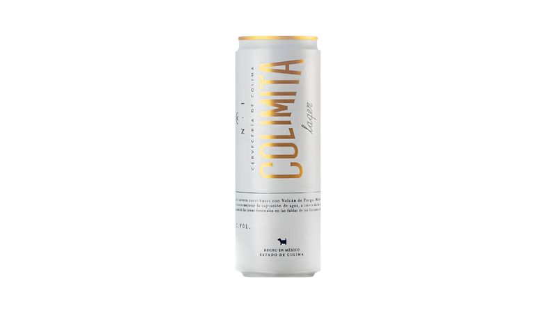 Cerveza Lager Colimita 4.4% – Pack de 6 uds – Lata 355 ml