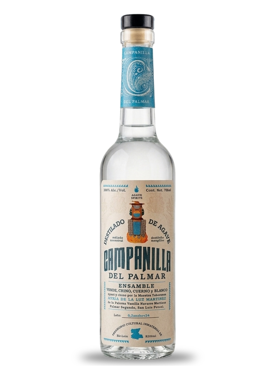 Campanilla del Palmar Ensamble Verde, Chino, Cuerno y Blanco María de la Luz 0,7 L