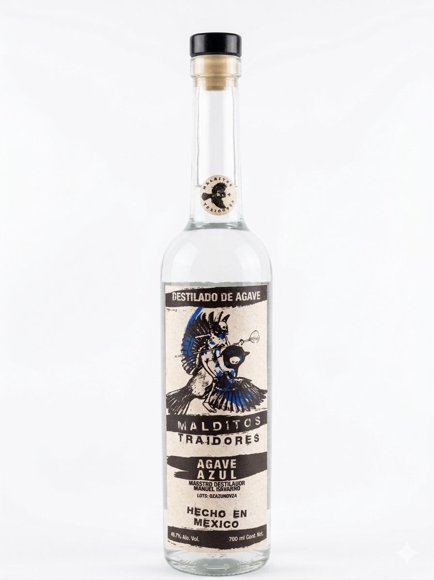 Malditos Traidores Agave Azul 0,7L