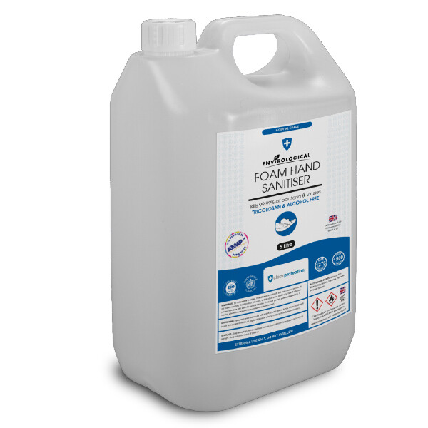 Foam Hand Sanitiser - 5ltr REFILL (Enquiries Only) Foam Hand Sanitiser - 5ltr REFILL (Enquiries Only)