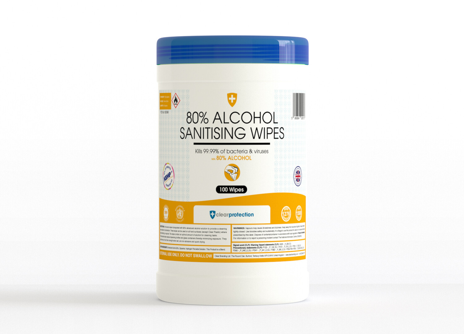 80% Alcohol Sanitiser Wipes (100) 80% Alcohol Sanitiser Wipes (100)