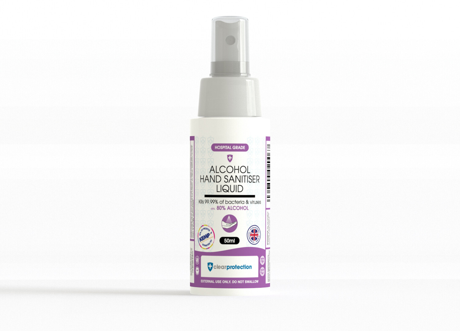 80% Alcohol Hand Sanitiser Liquid Spray - 50ml 80% Alcohol Hand Sanitiser Liquid Spray - 50ml
