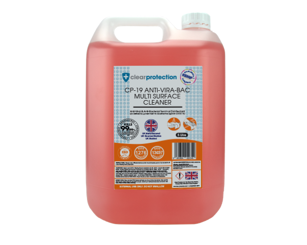 CP-19 Anti-Vira-Bac Multi-Surface Cleaner - 5L CP-19 Anti-Vira-Bac Multi-Surface Cleaner - 5L