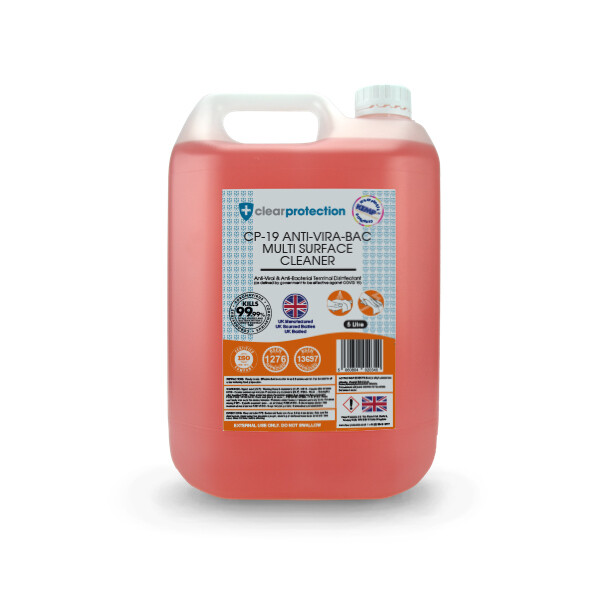 CP-19 Anti-Vira-Bac Multi-Surface Cleaner - 5L CP-19 Anti-Vira-Bac Multi-Surface Cleaner - 5L