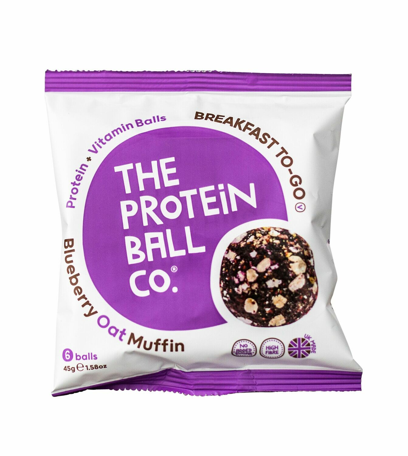 Proteinkugeln Blueberry Oat Muffin - Breakfast to Go