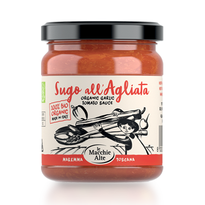 Agliata - Tomaten und Knoblauch Pasta Sauce BIO
