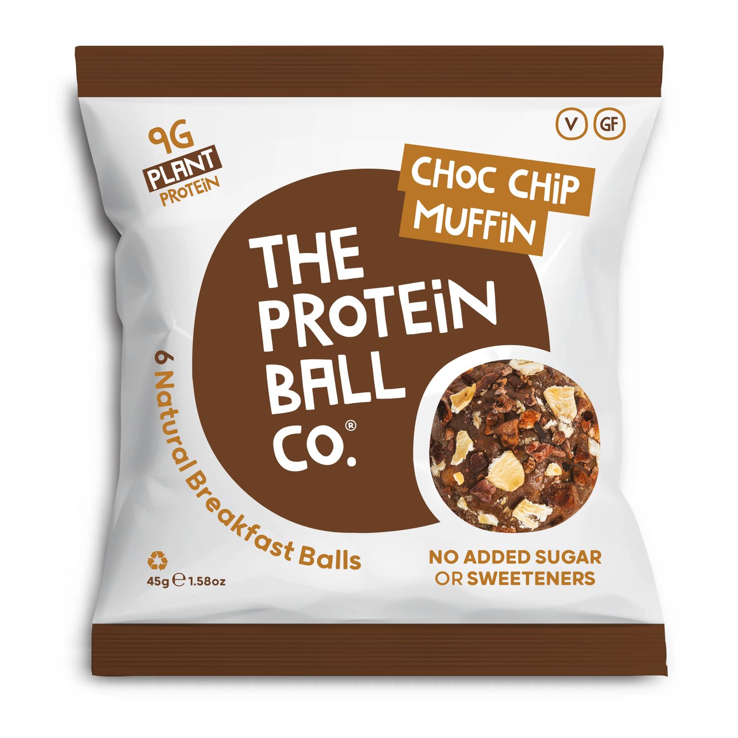 Proteinkugeln Choc Chip Muffin - Breakfast to Go