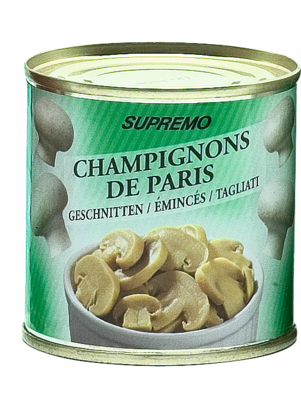 Champignons geschnitten