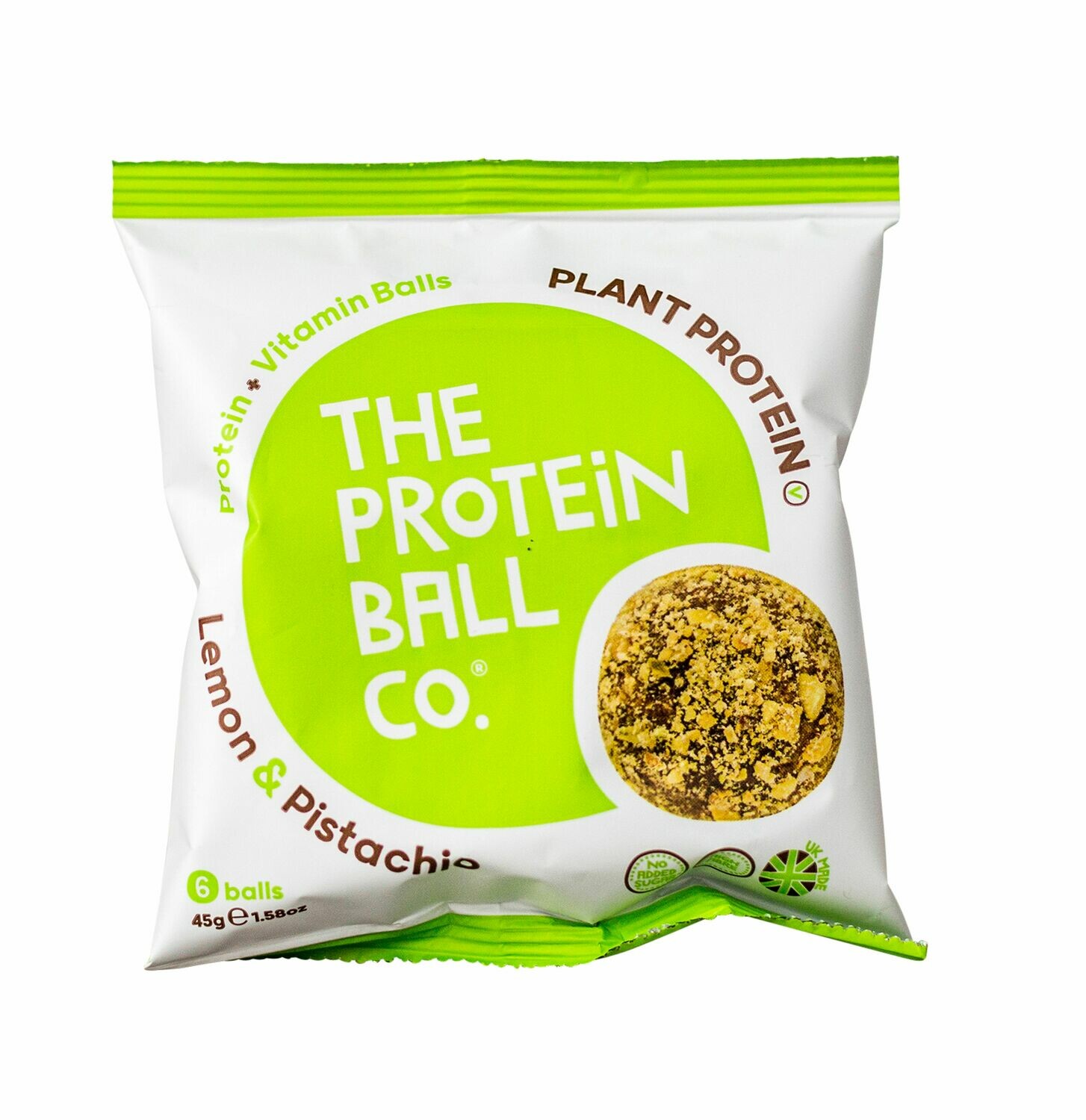 Proteinkugeln Zitrone + Pistazie