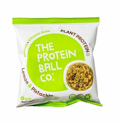 Proteinkugeln Zitrone + Pistazie