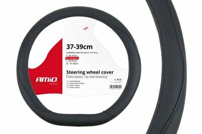 Steering wheel cover SWC-22-M D-Shape (37-39cm)