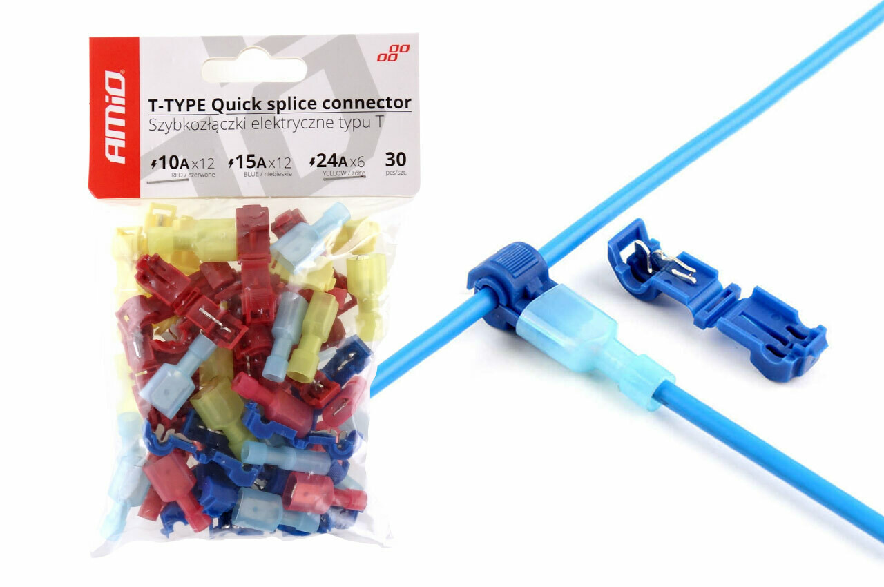 T-Type Quick Connect Connector 30pcs mix