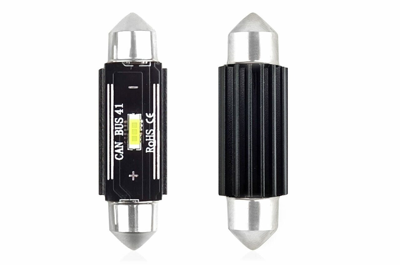 LED CANBUS 1860 1SMD UltraBright Festoon C5W C10W C3W 41mm White 12V/24V