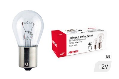 Halogen bulbs P21W BA15s 12V 21W