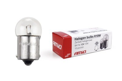 Halogen bulbs R10W BA15s 12V 10W 10pcs