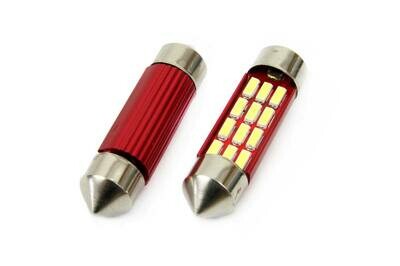LED CANBUS 4014 12SMD Festoon C5W C10W C3W 36mm White 12V/24V