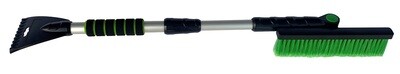 Telescopic ice scraper with brush equipped with rotary head 800-1000 mm
