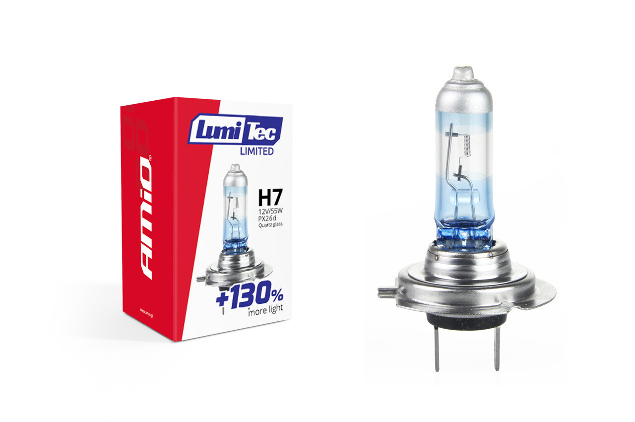 Halogen bulb H7 12V 55W LumiTec LIMITED +130%