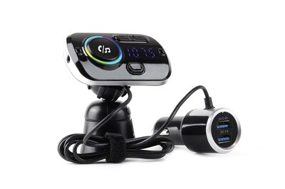 Bluetooth FM Transmiter with Charger 2,4A + QC 3.0 BT-03
