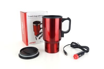 DC Car kettle/mug 450ml red color 12V