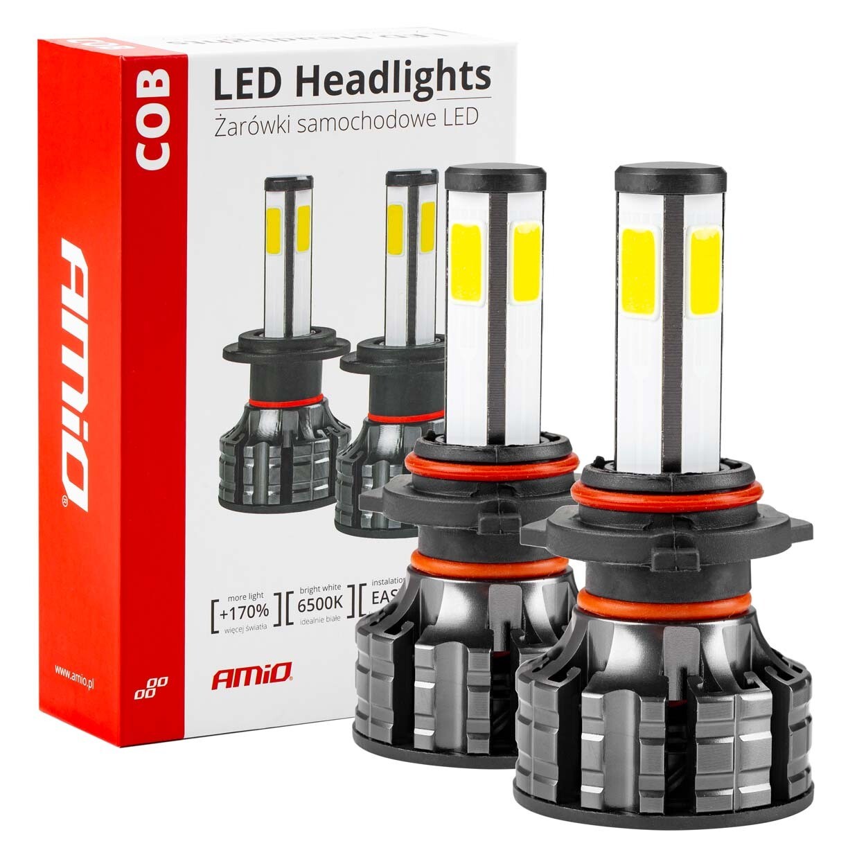 LED Headlight HB3 COB 4Side Series AMiO